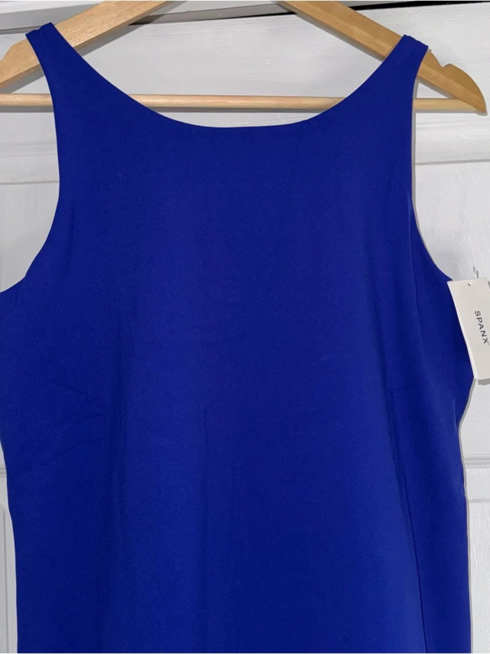 NWT Spanx Power Boost Exercise Dress L Deep Azure Blue - Picture 5 of 8